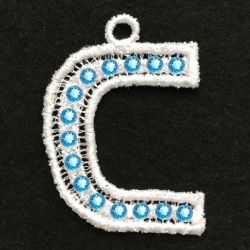 FSL Crystal Alphabet 03 machine embroidery designs