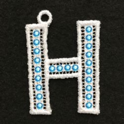 FSL Crystal Alphabet 08 machine embroidery designs