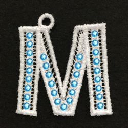 FSL Crystal Alphabet 13 machine embroidery designs