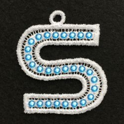 FSL Crystal Alphabet 19 machine embroidery designs