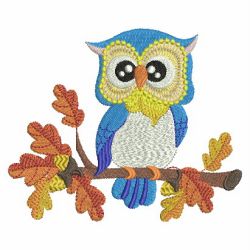 Fall Owls 05 machine embroidery designs