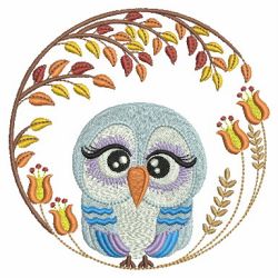 Fall Owls 06 machine embroidery designs