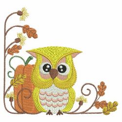 Fall Owls 07 machine embroidery designs