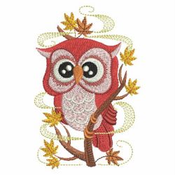 Fall Owls 08 machine embroidery designs