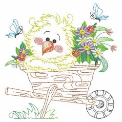 Vintage Flower Friends 02(Lg) machine embroidery designs