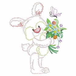 Vintage Flower Friends 03(Lg) machine embroidery designs