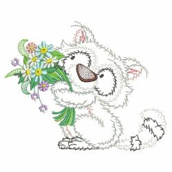 Vintage Flower Friends 06(Lg) machine embroidery designs