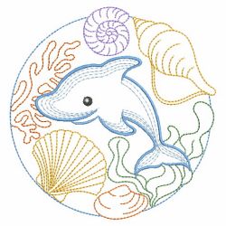 Vintage Sea Creatures(Md) machine embroidery designs