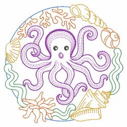 Vintage Sea Creatures 09(Md) machine embroidery designs