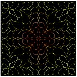 Trapunto Feather Quilt 02(Md)