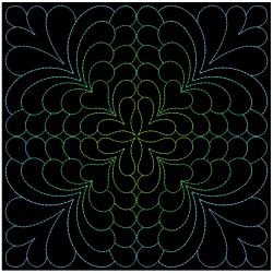 Trapunto Feather Quilt 04(Lg) machine embroidery designs