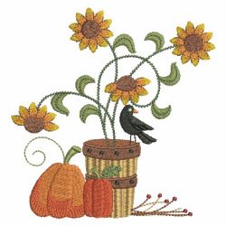 Country Fall Scenes 01 machine embroidery designs