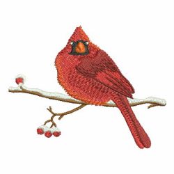 Winter Birds 02 machine embroidery designs