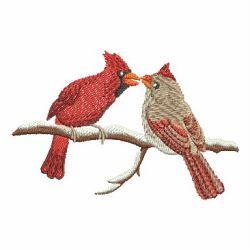 Winter Birds 04 machine embroidery designs