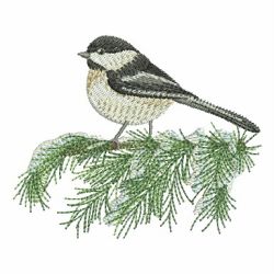 Winter Birds 05 machine embroidery designs