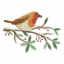 Winter Birds 06 machine embroidery designs