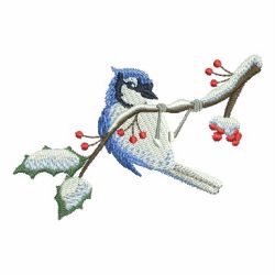 Winter Birds 08 machine embroidery designs