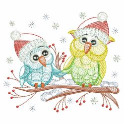 Christmas Owls 3 02(Sm)