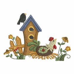 Country Chicken 02 machine embroidery designs