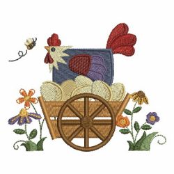 Country Chicken 03 machine embroidery designs