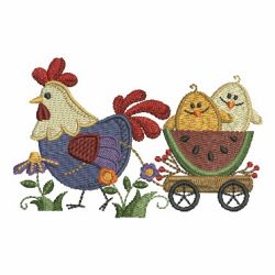 Country Chicken 08 machine embroidery designs