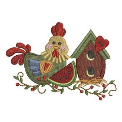 Country Chicken 12 machine embroidery designs