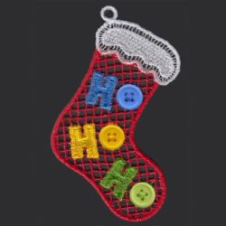 FSL Button Christmas Ornaments 10 machine embroidery designs