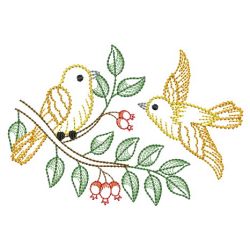 Vintage Winter Birds 09(Sm) machine embroidery designs