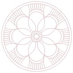Trapunto Medallion Quilt(Sm) machine embroidery designs