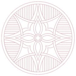 Trapunto Medallion Quilt 03(Sm)