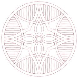 Trapunto Medallion Quilt 03(Sm)