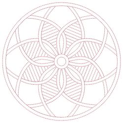 Trapunto Medallion Quilt 06(Sm)