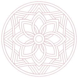 Trapunto Medallion Quilt 08(Sm)