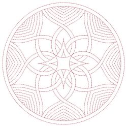 Trapunto Medallion Quilt 09(Sm)