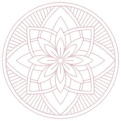 Trapunto Medallion Quilt 11(Sm)