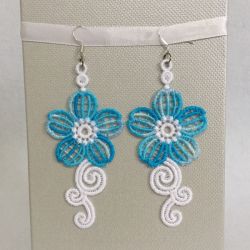 FSL Flower Earrings 03 machine embroidery designs