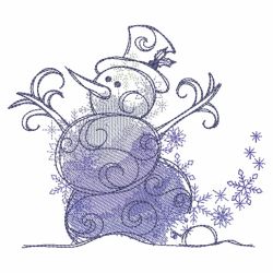 Sketched Christmas 2 03(Lg) machine embroidery designs