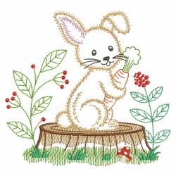 Vintage Woodland Animals 04(Lg) machine embroidery designs