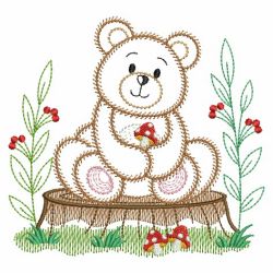 Vintage Woodland Animals 07(Sm) machine embroidery designs