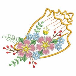 Flower Shells 06(Lg) machine embroidery designs