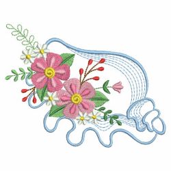 Flower Shells 07(Lg) machine embroidery designs