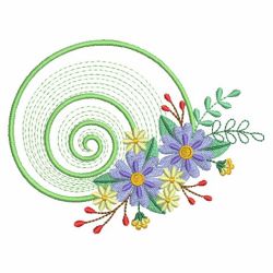 Flower Shells 10(Md) machine embroidery designs