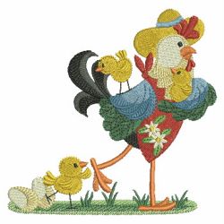 Country Chicken 2 07 machine embroidery designs