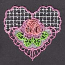 FSL Rose Heart 02 machine embroidery designs