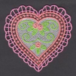 FSL Rose Heart 05 machine embroidery designs