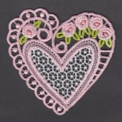 FSL Rose Heart 07 machine embroidery designs