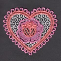 FSL Rose Heart 09 machine embroidery designs