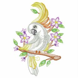 Cute Parrots 2(Md) machine embroidery designs
