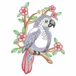 Cute Parrots 2 03(Lg) machine embroidery designs