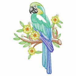 Cute Parrots 2 07(Md) machine embroidery designs